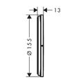 Hansgrohe ShowerSelect Comfort S Podomítkový ventil se 3 výstupy, kartáčovaný bronz 15558140  - galerie #1