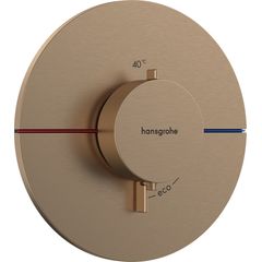 Hansgrohe ShowerSelect Comfort S Termostatická podomítková baterie, kartáčovaný bronz 15559140