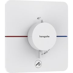 Hansgrohe ShowerSelect Comfort Q Termostatická baterie s přídavným výstupem, matná bílá 15589700