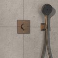Hansgrohe ShowerSelect Comfort E Termostatická podomítková baterie dvoucestná, kartáčovaný bronz 15572140 - galerie #1