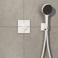 Hansgrohe ShowerSelect Comfort E Termostatická podomítková baterie dvoucestná, matná bílá 15572700 - galerie #1