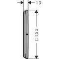 Hansgrohe ShowerSelect Comfort E Podomítkový ventil se 3 výstupy, kartáčovaný bronz 15573140 - galerie #2