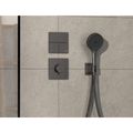 Hansgrohe ShowerSelect Comfort E Podomítkový ventil se 3 výstupy, kartáčovaný černý chrom 15573340 - galerie #1