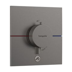 Hansgrohe ShowerSelect Comfort E Termostatická podomítková baterie jednocestná, kartáčovaný černý chrom 15575340