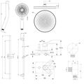 kielle Harmonia Sprchový systém s podomítkovou baterií, 2 výstupy, chrom 20623SP20 - galerie #10