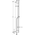 Hansgrohe Unica Sprchová tyč 90 cm se sprchovou hadicí, matná bílá 24401700 - galerie #1