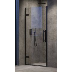 Ravak Cool Sprchové dveře, 80 cm, černá+transparent COSD1-80 X0VV40300Z1