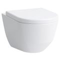 Laufen Set modulu do sádrokartonu, tlačítka a závěsného WC Rimless se sedátkem SoftClose, bílá - galerie #5
