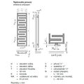 Zehnder Tetris ZT5090W Radiátor do otopné soustavy, 50x86 cm, bílá 9016 - galerie #9