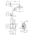 Grohe Precision Trend Sprchový podomítkový systém, chrom 34733002 - galerie #3