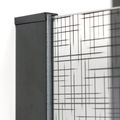 Roth Calida Walk-In zástěna 100 cm, černý elox s potiskem CI TWF 10020 NIF - galerie #1