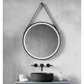 kielle Idolio Zrcadlo s LED osvětlením a vyhříváním, průměr 59 cm, černá 50324004 - galerie #1