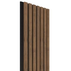 Akustický panel Oak tobacco 29,5x275 cm lamely na filcu