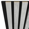 Akustický panel Oak light grey 29,5x275 cm lamely na filcu - galerie #1