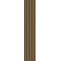 Akustický panel Oak dark brown 29,5x275 cm lamely na filcu - galerie #4
