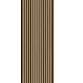 Akustický panel Oak dark brown 61,5x275 cm lamely na filcu - galerie #4