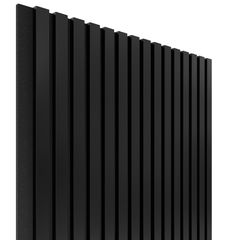 Akustický panel černý 61,5x275 cm lamely na filcu